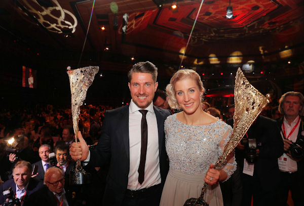 Eva Maria Brem und Marcel Hirscher tb