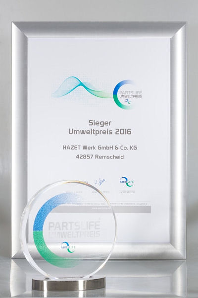Hazet Partslife Umweltpreis 2016