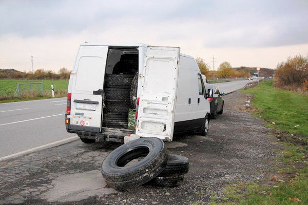 Lkw Reifenklau tb