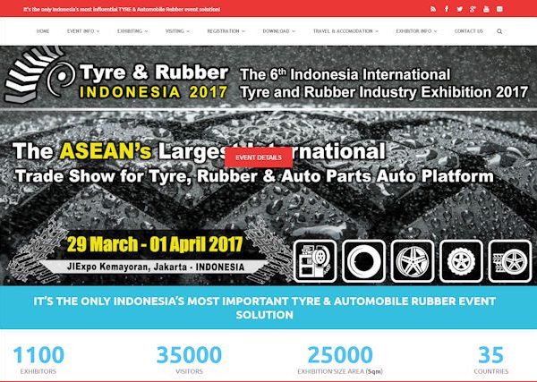 Tyre and Rubber Indonesia Messe tb