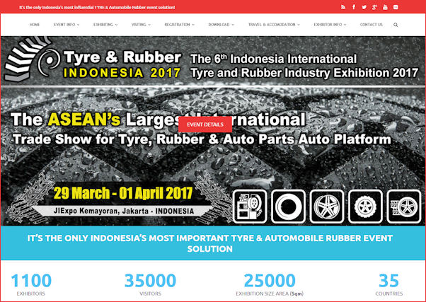 Tyre and Rubber Indonesia Messe tb