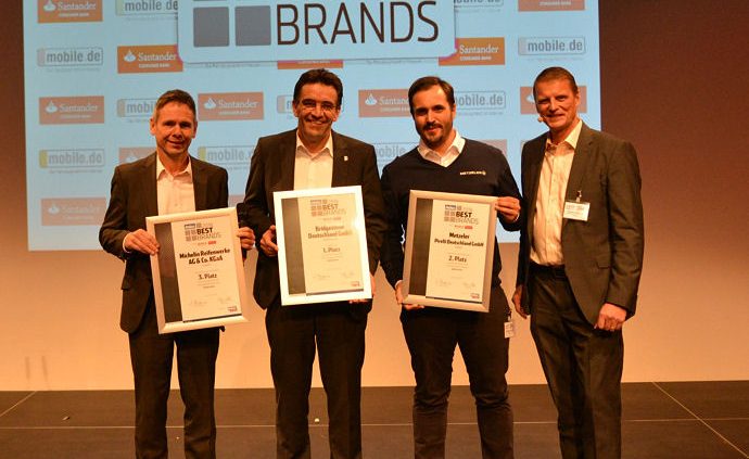 Bike und Business Best Brands 2016 Reifenhersteller