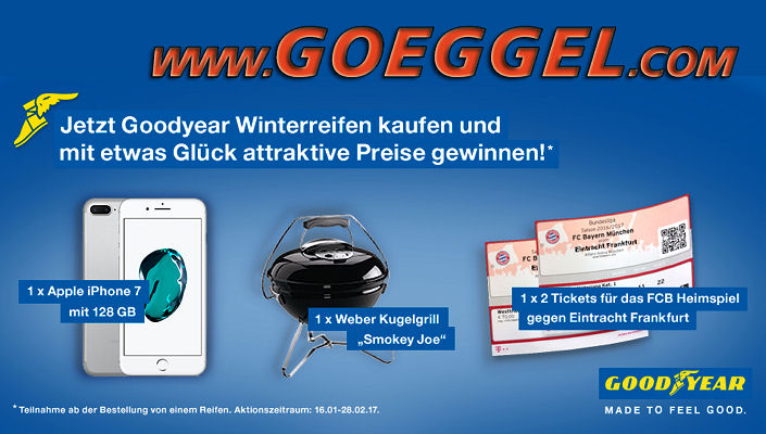 Reifen Göggel Gewinnspiel