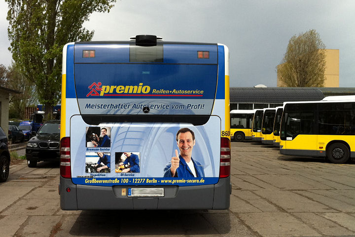 Premio Secura und Berliner Busgesellschaft Hartmann