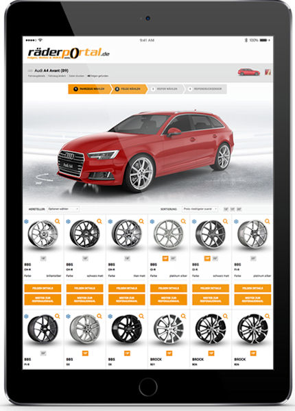 tablet reifenkonfigurator 3d tb