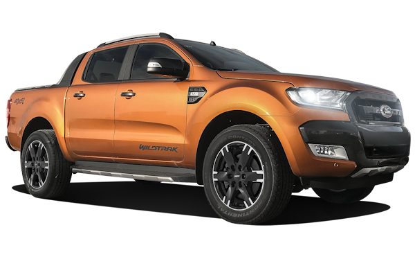ALUTEC TITAN diamant schwarz frontpoliert Ford Ranger klein