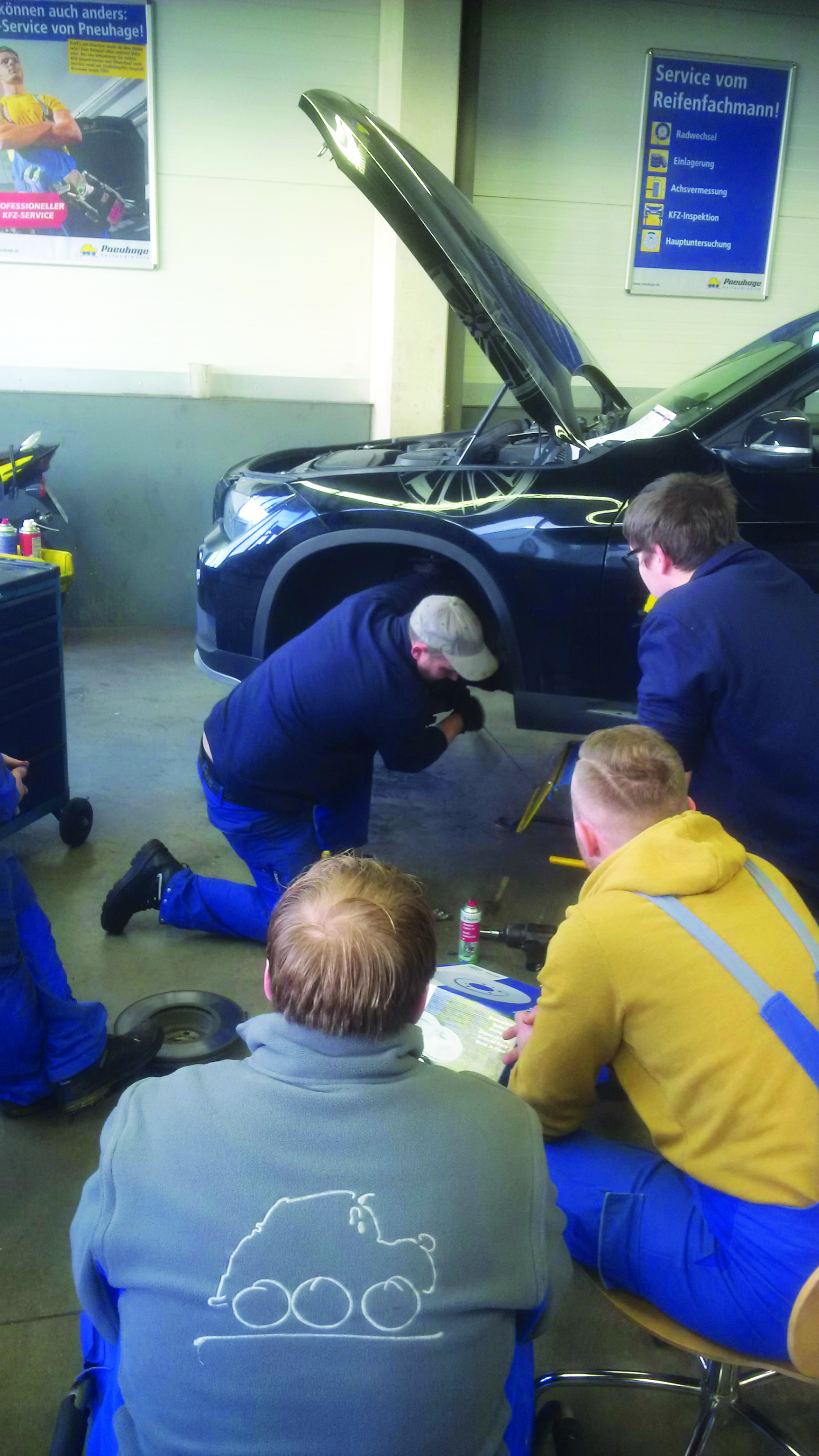 Ausbildung Pneuhage AzubischulungWerkstatt 2