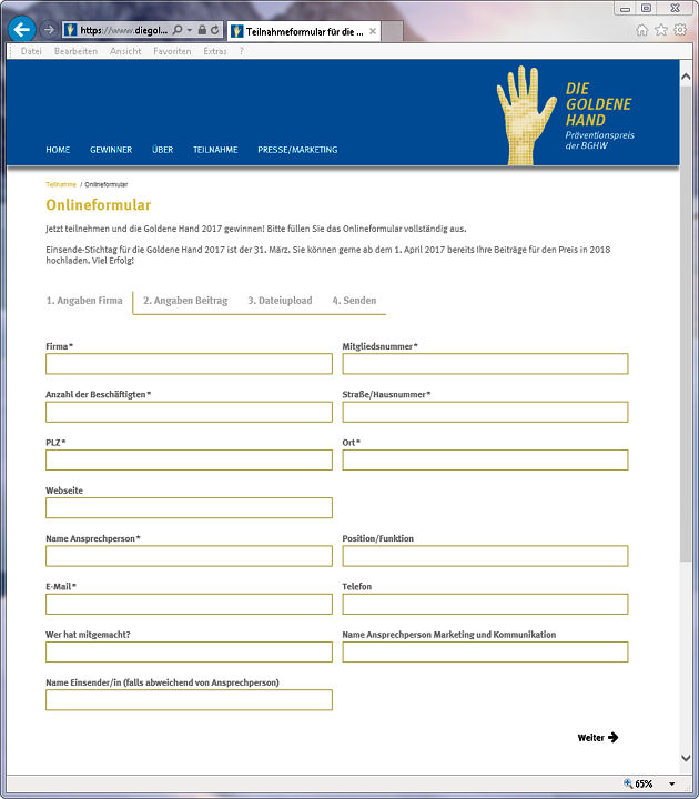 BGHW Präventionspreis