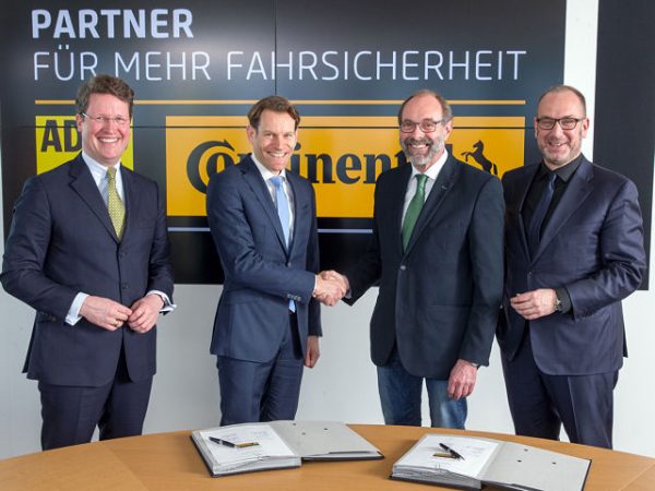 Conti Fahrsicherheitpartnerschaft mit dem ADAC
