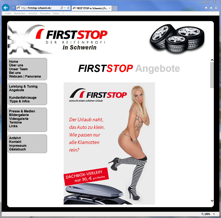 First Stop Schwerin Website