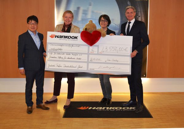 Hankook spendet ....