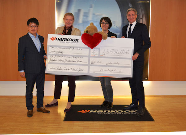 Hankook spendet ....