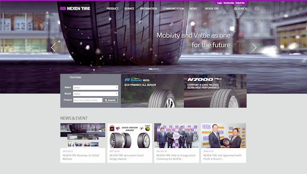 Nexen Tire Relaunch tb