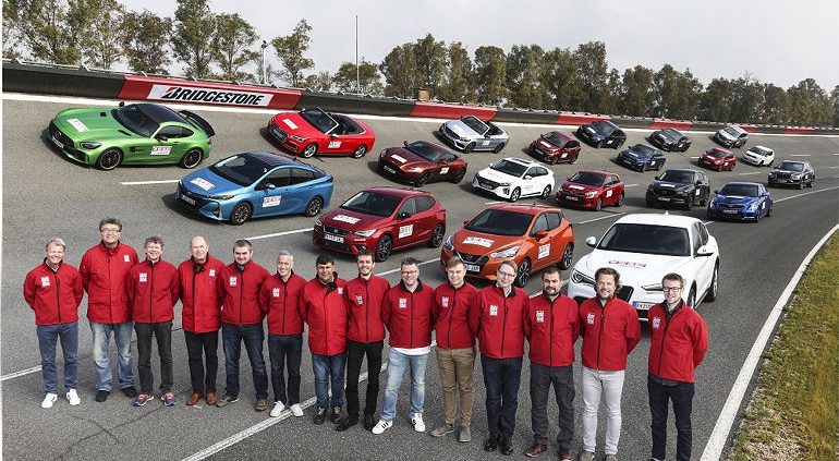 Bridgestone Test the Best Gastgeber für AutoBild Gruppe