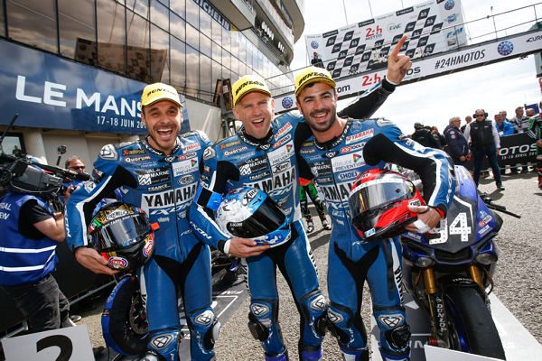 Dunlop Le Mans Sieg Motorrad