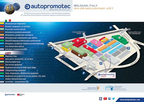 Autopromotec Mappa klein