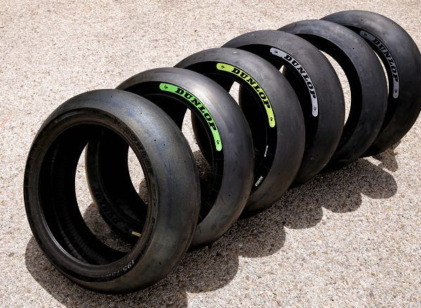 Dunlop farbige Moto2 und Moto3 Reifen