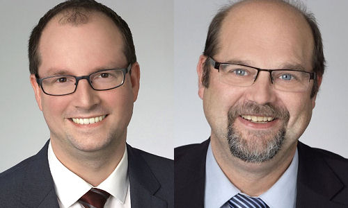 Maurer Andreas links und Trommer Christian
