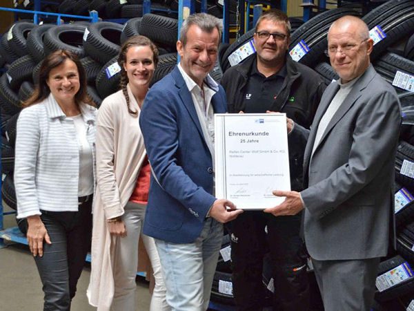 Reifen Center Wolf 25 Jähriges