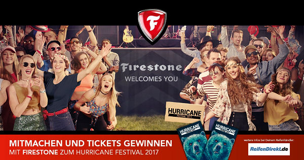 Delticom Hurricane Gewinnspiel mit Firestone