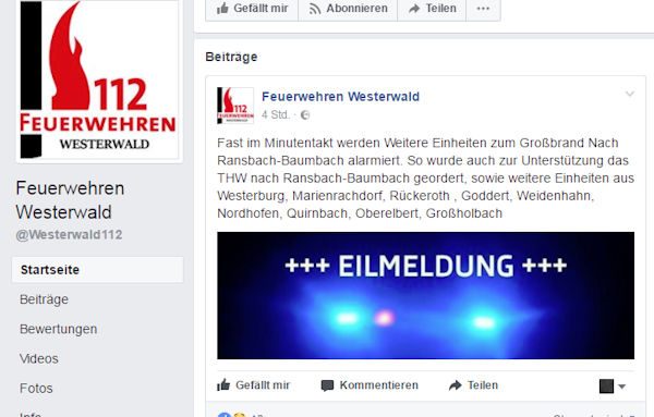 Feuerwehr Westerwald