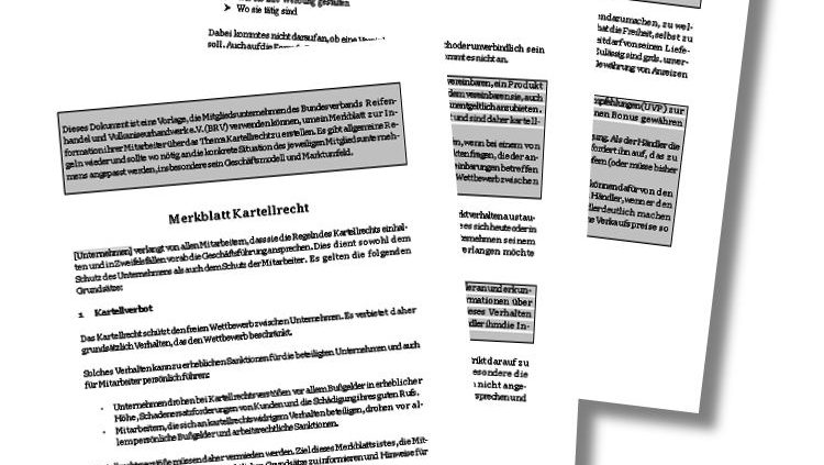 BRV Merkblatt Kartellrecht