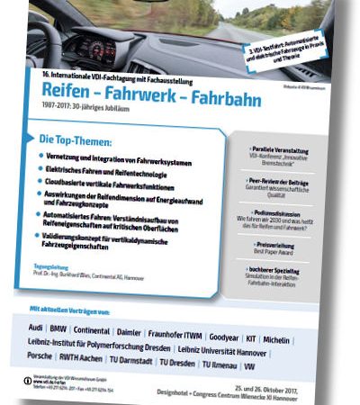 VDI Tagung Reifen Fahrwerk Fahrbahn