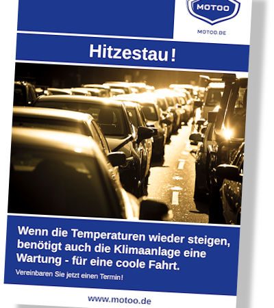 Motoo Werbung für Klimaservice