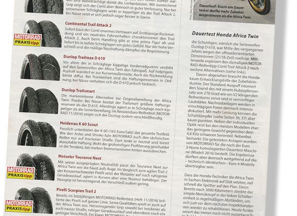 Motorrad Langzeittest Africa Twin