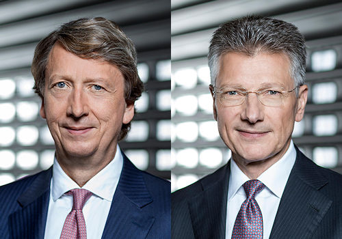 Schäfer Wolfgang links und Degenhart Dr. Elmar