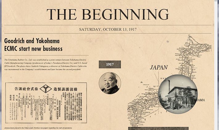 Yokohama Microsite zum 100 Jährigen