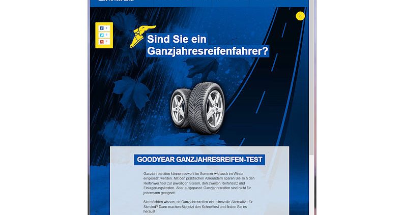 Goodyear Ganzjahresreifenquiz