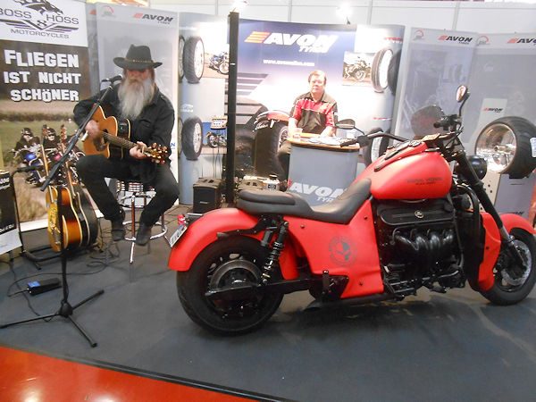 Avon Tyres bei der Custombike Show