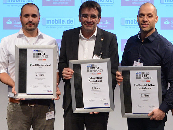 Bridgestone Best Brand bei Bike und Business