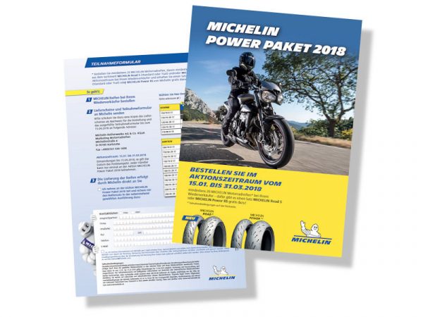 Michelin Motorradreifenbevorratungsaktion
