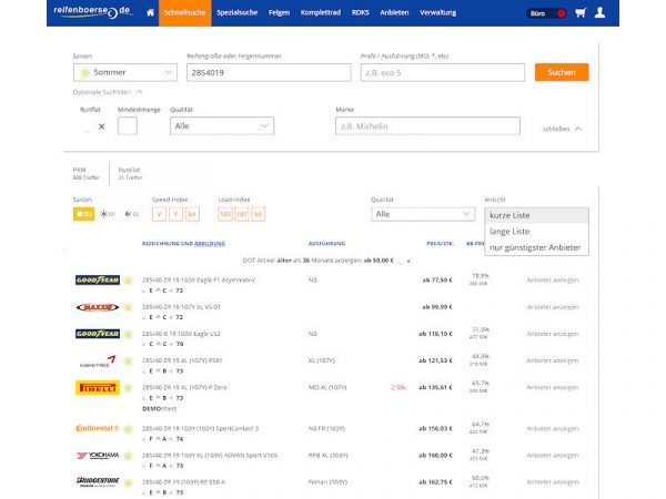 Allportal Reifenboerse Reifensuche