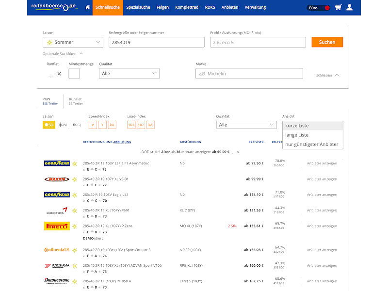 Allportal Reifenboerse Reifensuche