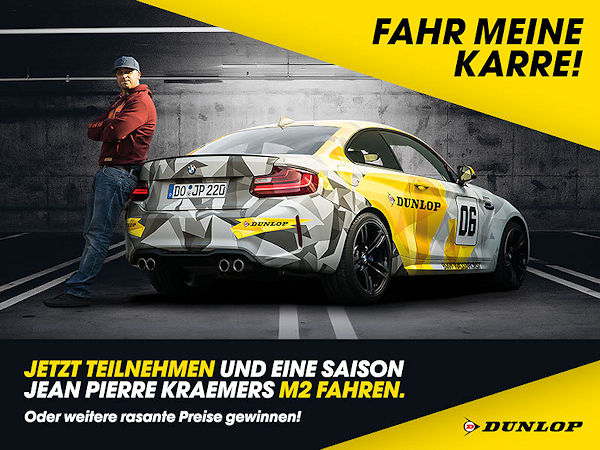 Delticom ReifenDirekt Dunlop Gewinnspiel Fahr meine Karre