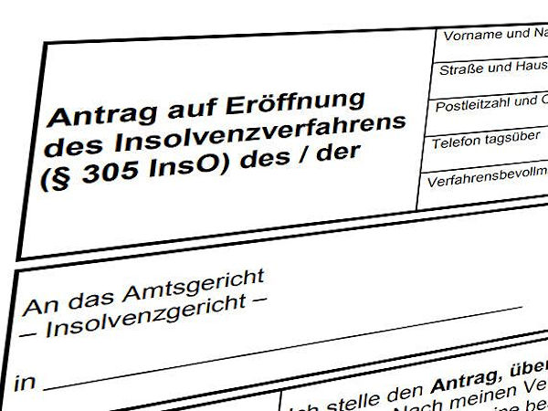 Insolvenzantrag 1