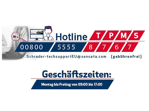Schrader RDKS Hotline 1