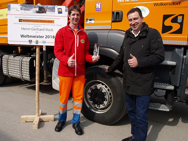 Goodyear Schneepflugweltmeister Vock