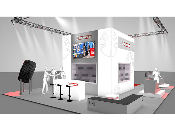 Haweka bei der Tire Cologne