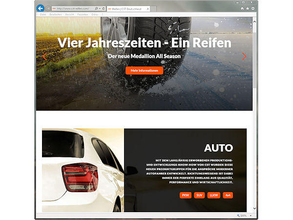 Maxxis CST Website
