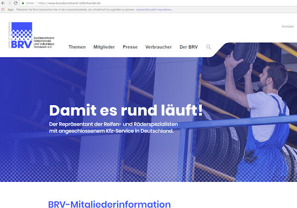 BRV Webseite kelin