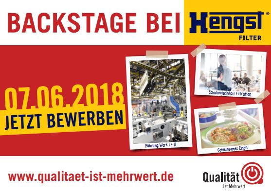 Backstage bei Hengst
