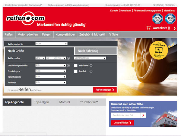 Reifen.com Computer Bild tb