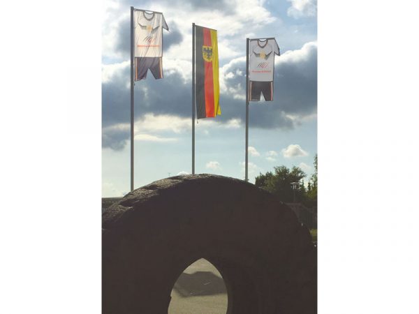 Weltmeister Fahnen Göggel