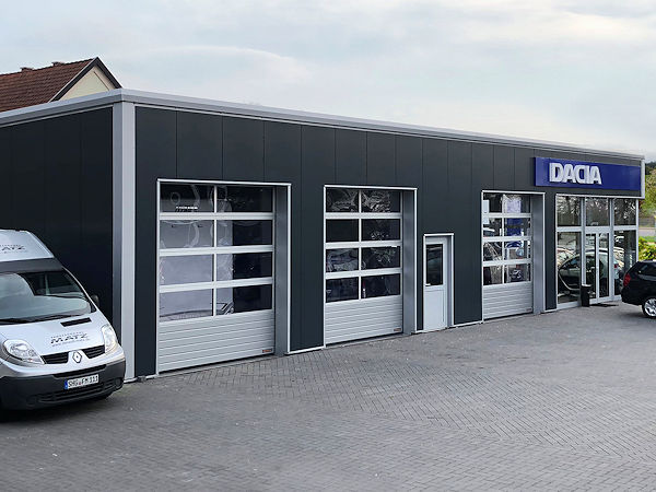 HaCoBau Werkstatthallenbau Autohaus Matz
