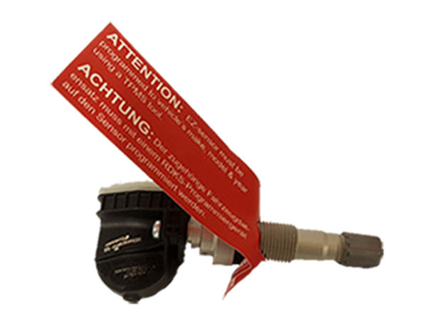 Schrader EZ Sensor mit rotem Etikett