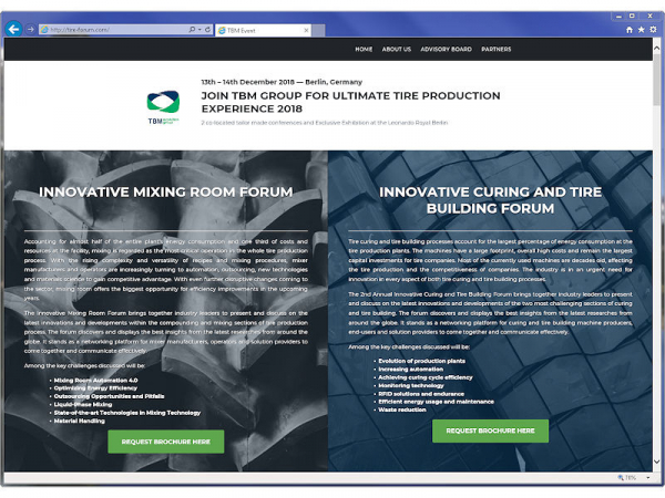TBM Group Tagung Reifenprduktion in Berlin